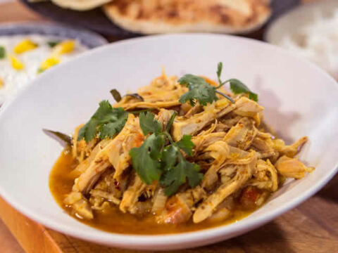 Escalopes de dinde au curry cookeo