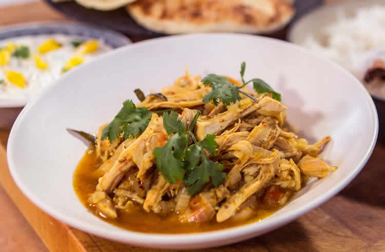 Escalopes de dinde au curry cookeo