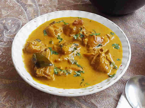 Escalopes de poulet au lait de coco et curry cookeo
