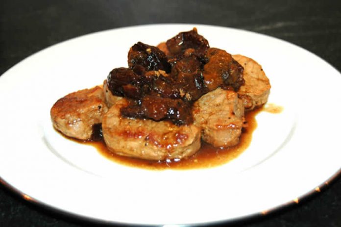 Filet de porc aux pruneaux cookeo