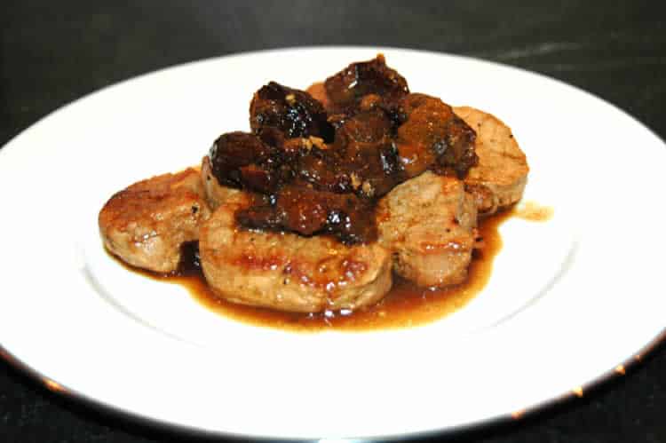 Filet de porc aux pruneaux cookeo