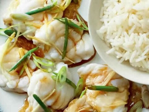 Lotte au riz varoma au thermomix