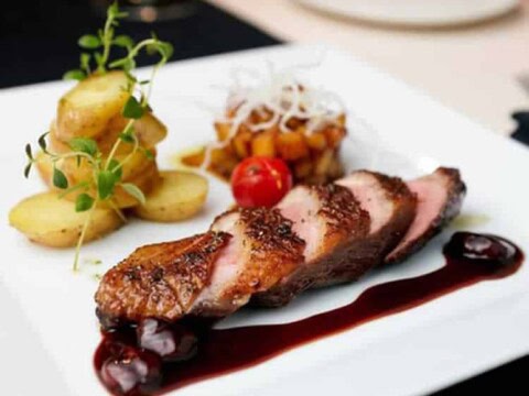 Magret de canard à la sauce chocolat au thermomix