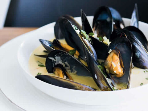 Moules et crème fraiche cookeo