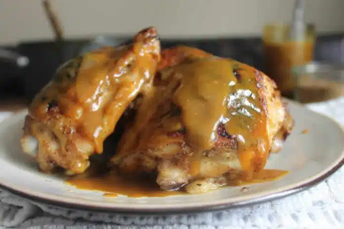 Poulet sauce moutarde cookeo