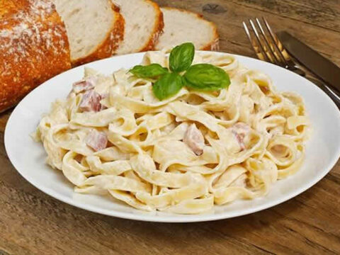 Pâte sauce carbonara cookeo