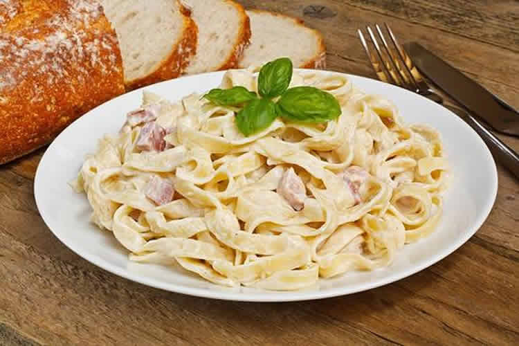 Pâte sauce carbonara cookeo