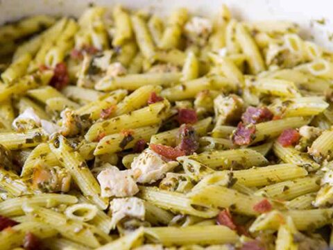 Pâtes au pesto cookeo
