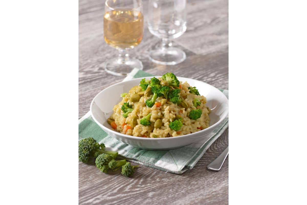 Risotto au brocoli et cheddar cookeo