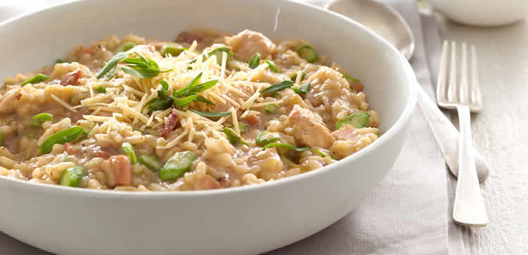 Risotto au poulet et aux asperges au thermomix