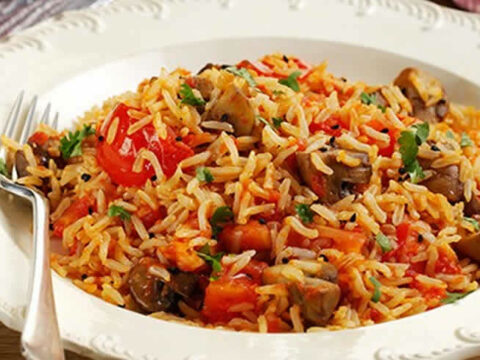 Risotto aux champignons et tomate cookeo