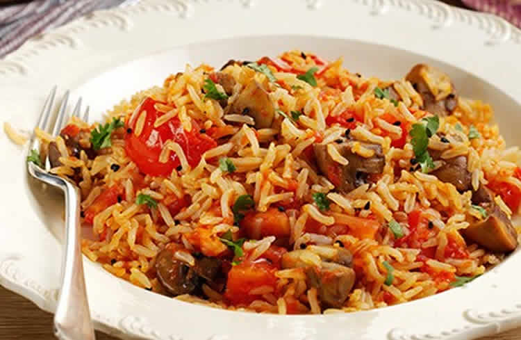 Risotto aux champignons et tomate cookeo