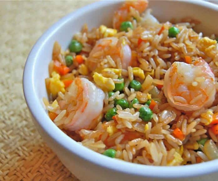 Riz aux crevettes et carottes cookeo - recette cookeo facile.