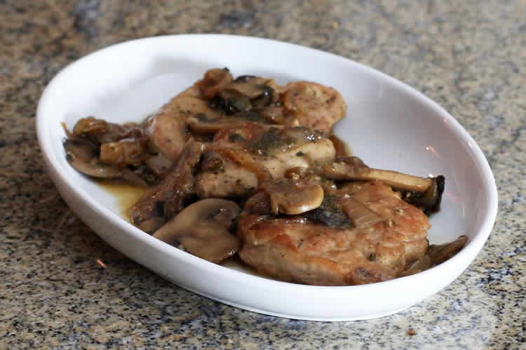 Rôti de porc aux champignons cookeo