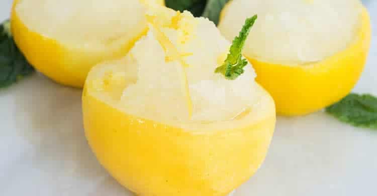 Sorbet citron au thermomix