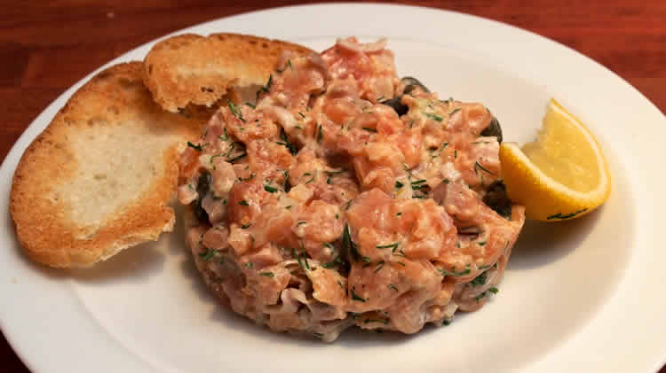 Tartare de saumon au thermomix