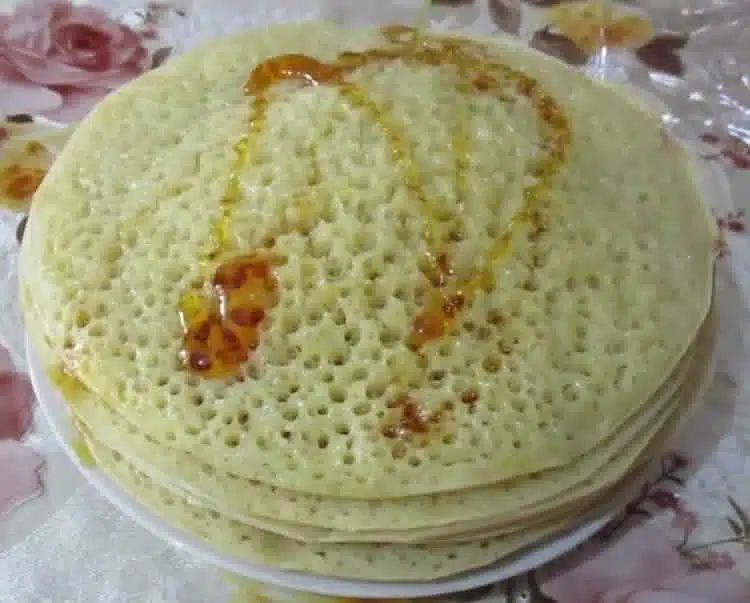 baghrir - rghayef - crêpe à 1000 trous