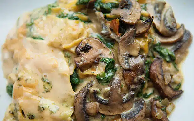 cabillaud aux champignons cookeo