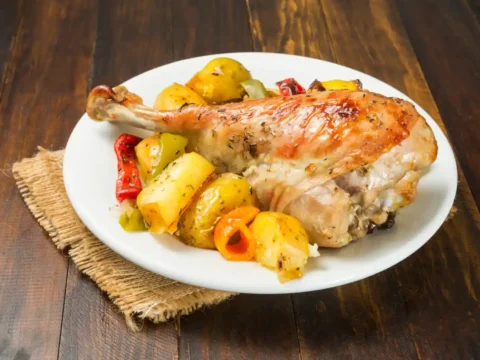 cuisse de dinde aux légumes Cookeo
