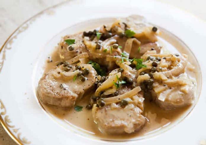 côtes de porc au fromage cookeo