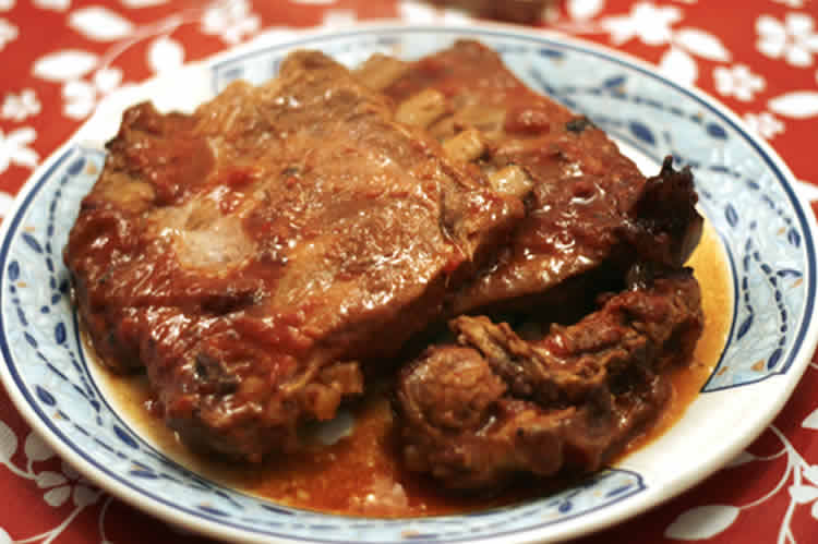 côtes de porc à la sauce tomate cookeo