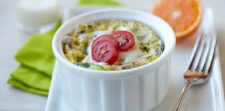 oeuf cocotte jambon boursin au Cookeo