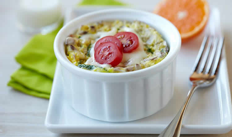 oeuf cocotte jambon boursin au Cookeo