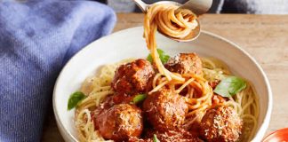 spaghettis et viande hachée avec moutarde cookeo