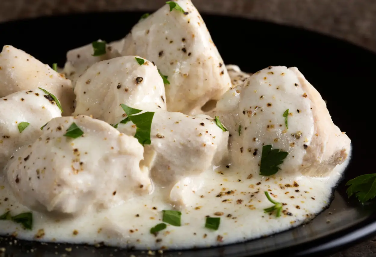 Blancs de poulet à la crème au cookeo