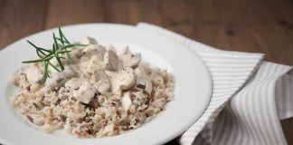 Champignons avec crème fraîche au cookeo