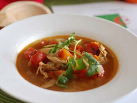Chorba au poulet ftour ramadan