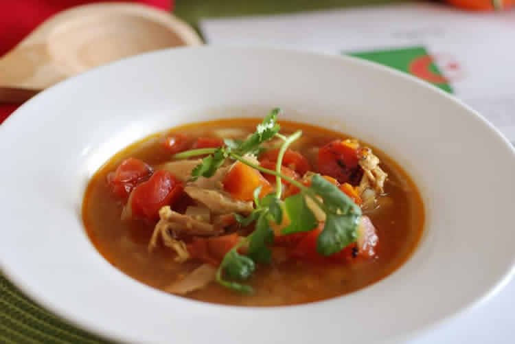 Chorba au poulet ftour ramadan