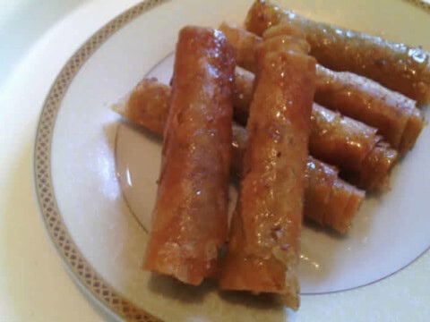 Cigares aux amandes ftour ramadan