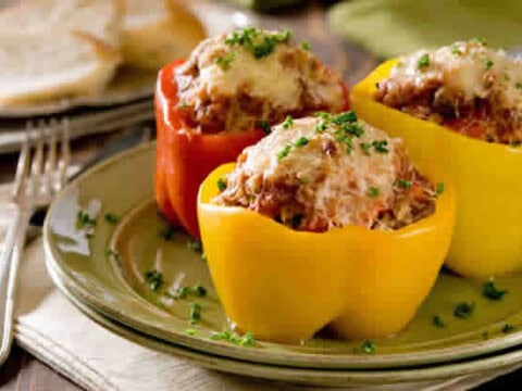 Poivrons farcis au cookeo