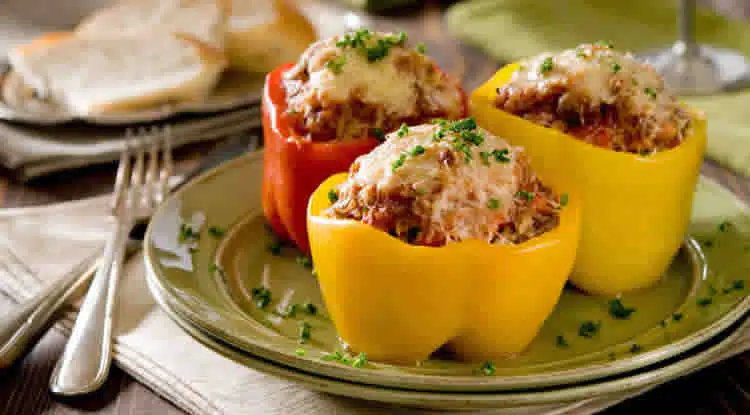 Poivrons farcis au cookeo