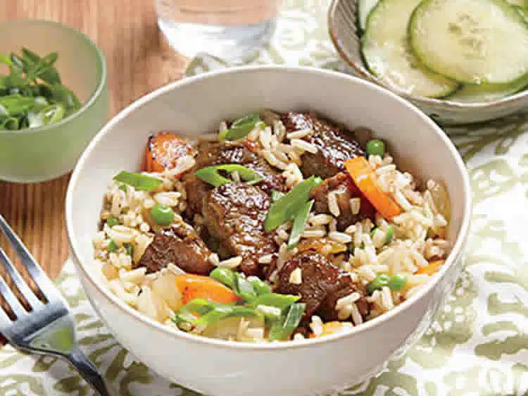 Porc au riz basmati au Cookeo
