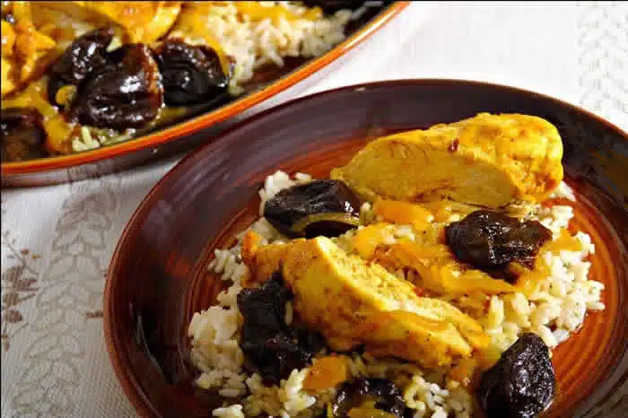 Poulet aux abricots secs au cookeo