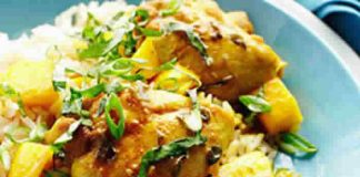 Poulet aux mangues au cookeo