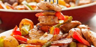 poelee de pommes de terre aux poivrons au cookeo