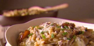 Risotto aux champignons et viande au cookeo