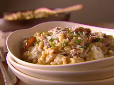 Risotto aux champignons et viande au cookeo