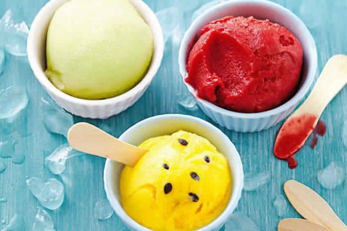 Sorbet fruits au thermomix - glace maison.