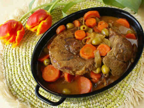 boeuf aux carottes et olives vertes au Cookeo