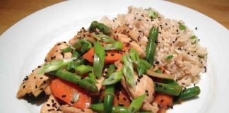 dinde haricots vert et carottes au cookeo