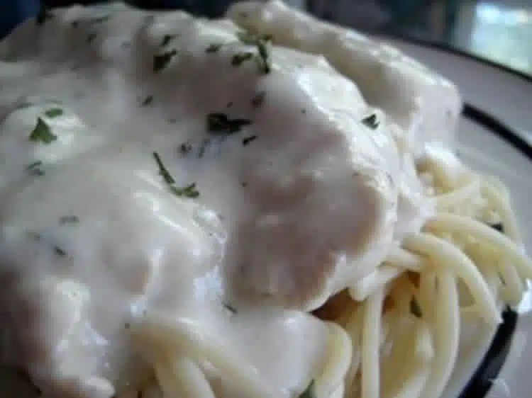 poulet et fromage munster au cookeo