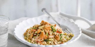 saumon et riz basmati au Cookeo