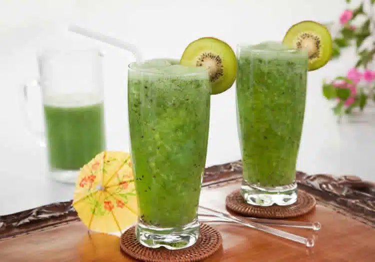 Jus pomme kiwi au thermomix