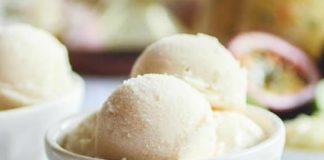 Sorbet chocolat blanc avec thermomix