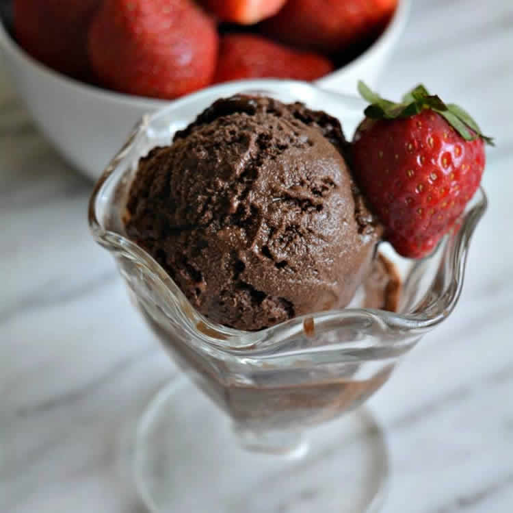 Sorbet chocolat noir avec thermomix