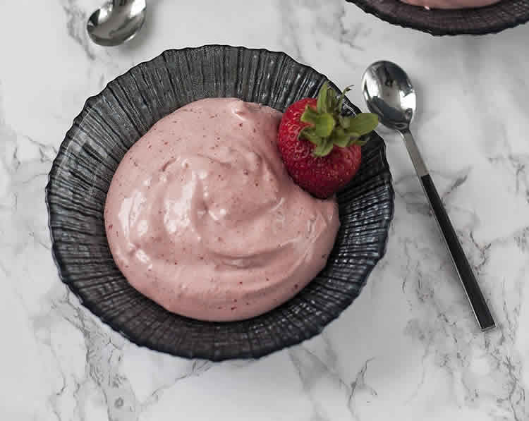 mousse fruits rouges legere au thermomix